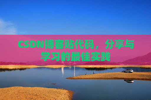 CSDN博客贴代码,分享与学习的最佳实践
