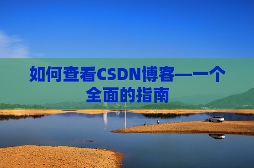 如何查看CSDN博客—一个全面的指南