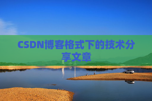 CSDN博客格式下的技术分享文章
